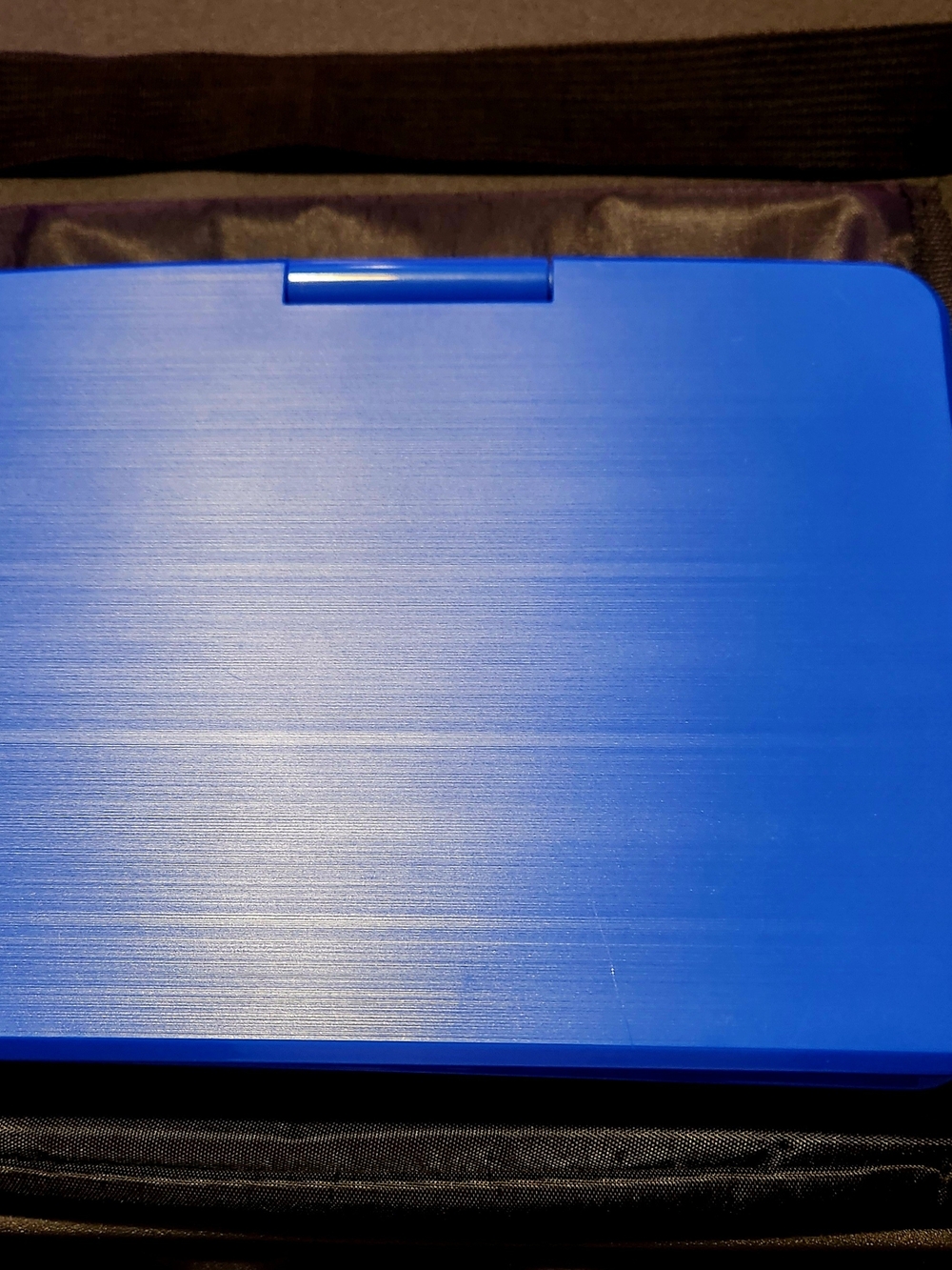 Ematic Blue Portable DVD Player Foldable LCD Screen w/ Case & Power Adapter